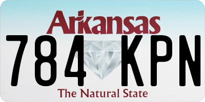 AR license plate 784KPN