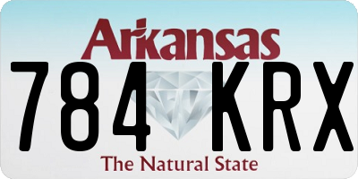 AR license plate 784KRX