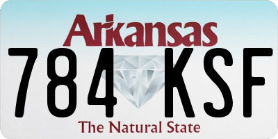AR license plate 784KSF