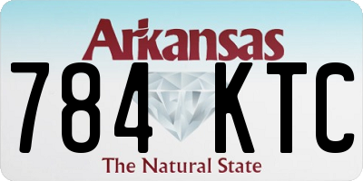 AR license plate 784KTC
