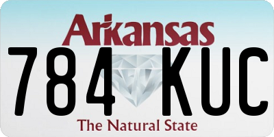 AR license plate 784KUC