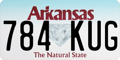 AR license plate 784KUG