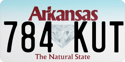 AR license plate 784KUT
