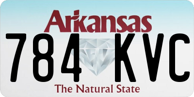 AR license plate 784KVC