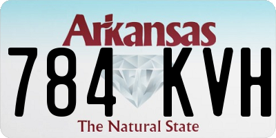AR license plate 784KVH