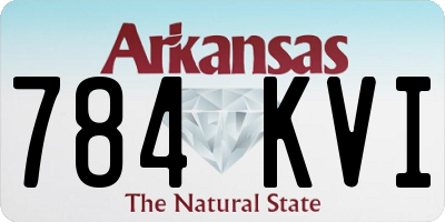 AR license plate 784KVI