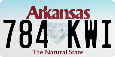 AR license plate 784KWI