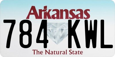 AR license plate 784KWL