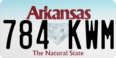 AR license plate 784KWM