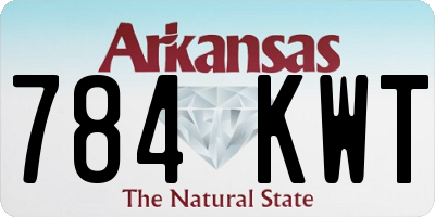AR license plate 784KWT