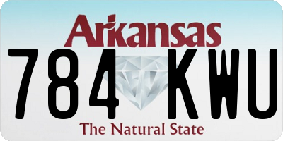 AR license plate 784KWU