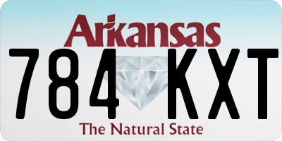 AR license plate 784KXT