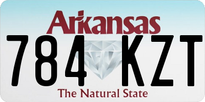 AR license plate 784KZT