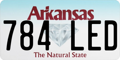AR license plate 784LED