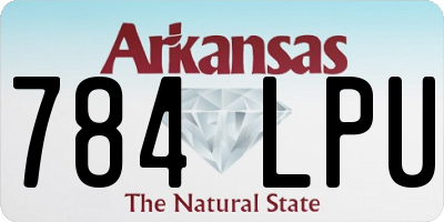 AR license plate 784LPU