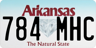AR license plate 784MHC