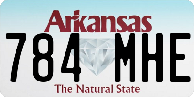 AR license plate 784MHE
