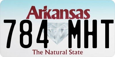 AR license plate 784MHT