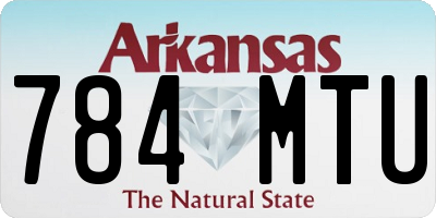 AR license plate 784MTU