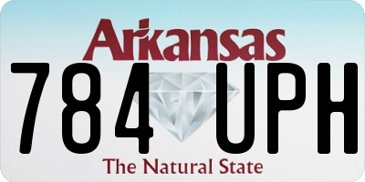 AR license plate 784UPH