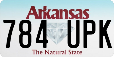 AR license plate 784UPK