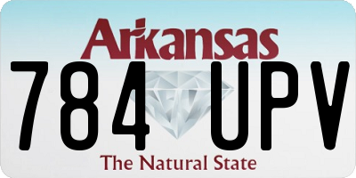 AR license plate 784UPV