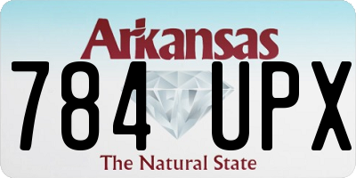 AR license plate 784UPX