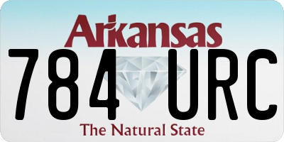AR license plate 784URC