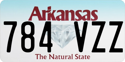 AR license plate 784VZZ