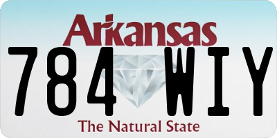 AR license plate 784WIY