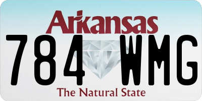 AR license plate 784WMG