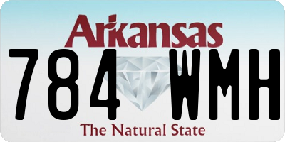 AR license plate 784WMH