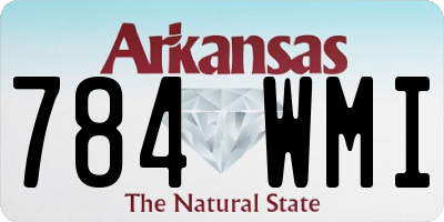 AR license plate 784WMI