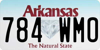 AR license plate 784WMO