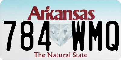 AR license plate 784WMQ