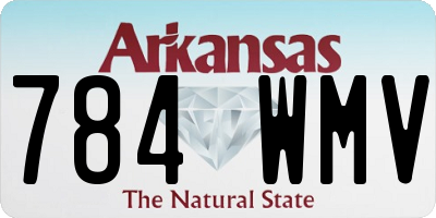 AR license plate 784WMV