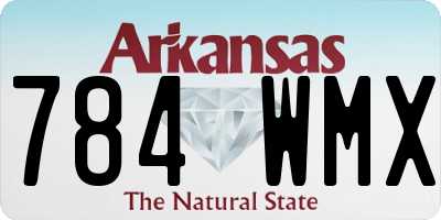 AR license plate 784WMX