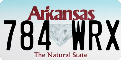 AR license plate 784WRX