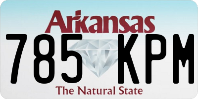 AR license plate 785KPM