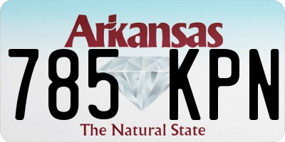 AR license plate 785KPN