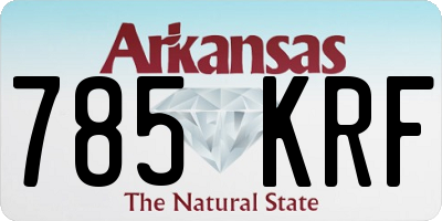 AR license plate 785KRF