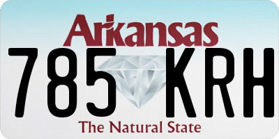 AR license plate 785KRH
