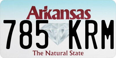 AR license plate 785KRM
