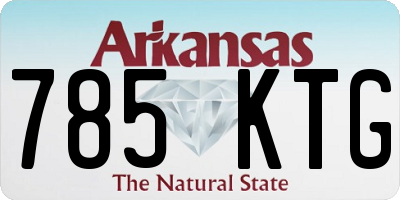 AR license plate 785KTG