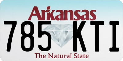 AR license plate 785KTI