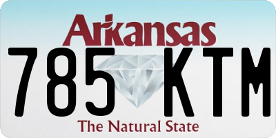 AR license plate 785KTM