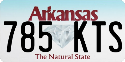 AR license plate 785KTS