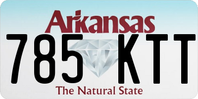 AR license plate 785KTT