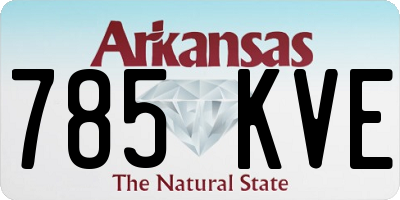 AR license plate 785KVE