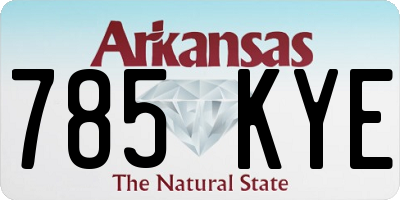 AR license plate 785KYE